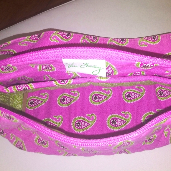 VERA BRADLEY Bermuda Pink Paisley RETIRED Small Purse - Picture 3 of 7